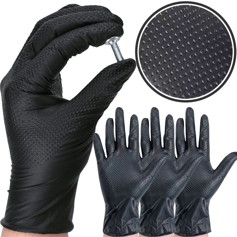 Nitrile Mechanic Glove - Wytrzymałe rękawice nitrylowe 8Mil Bardzo grube