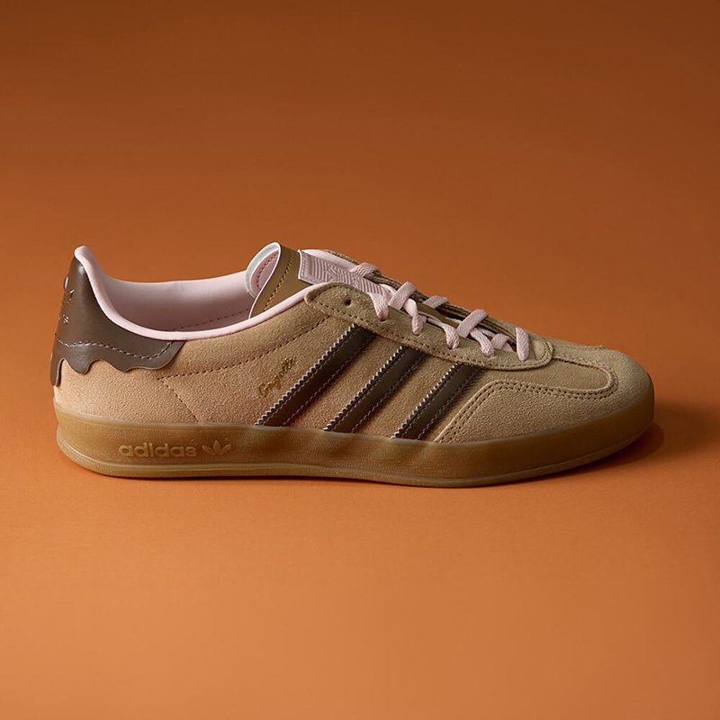 Adidas Shoes Samba - Adidas Originals JR8028 Beżowo-brązowe zamszowe buty