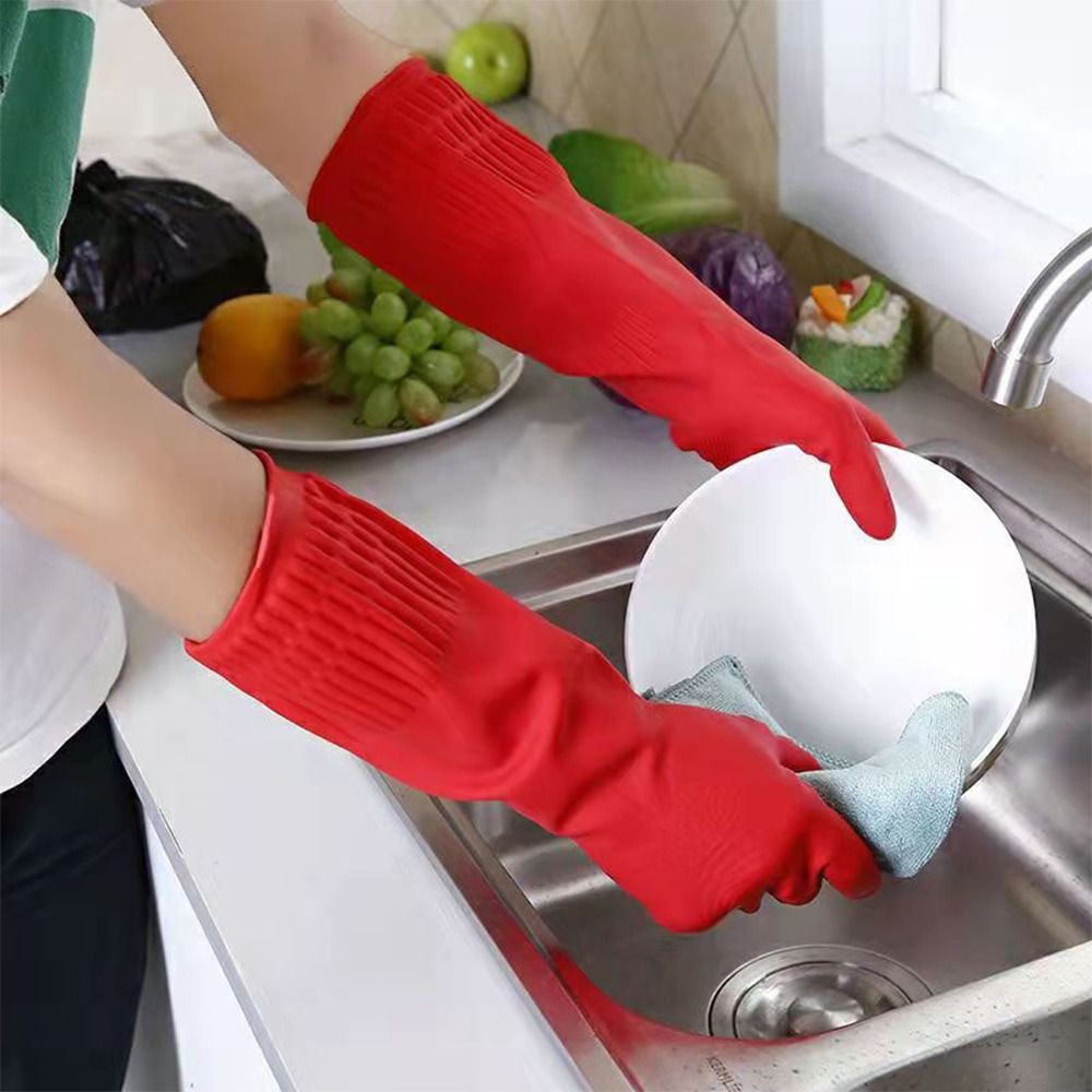 1 para wytrzymałej rękawice gu – Dish Glove Rubber recenzja i cena