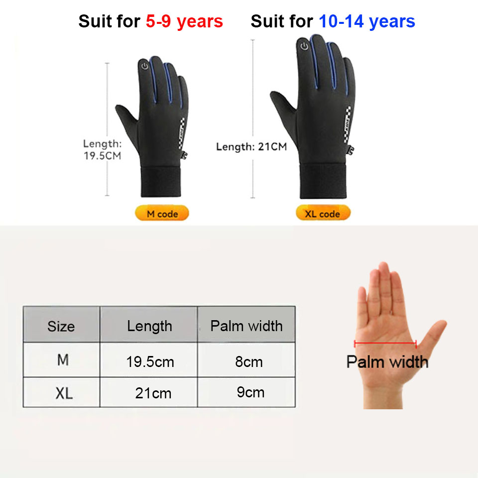 GTUBIKE rękawiczki dziecięce e – Ski Glove Waterproof recenzja i cena