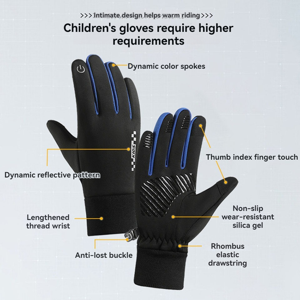 GTUBIKE rękawiczki dziecięce e – Ski Glove Waterproof recenzja i cena